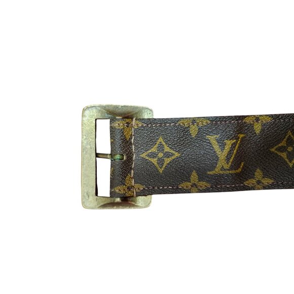 Louis Vuitton Vintage 1970s Rare Vintage Monogram Belt First Edition - Picture 6 of 13